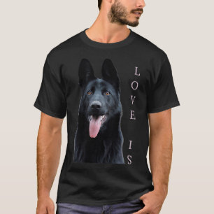 Black German Shepherd Shirt Schäfer Dog Mama Vater