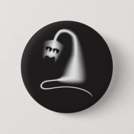 Black ghost cat button