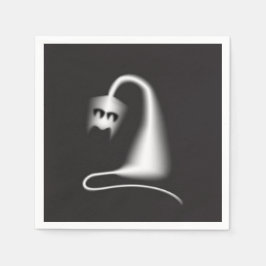 Black ghost cat serviette