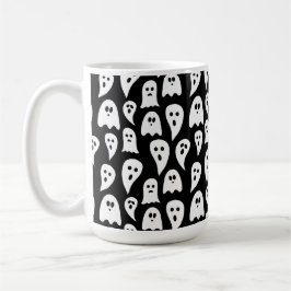 Black Ghost Halloween Kaffeetasse