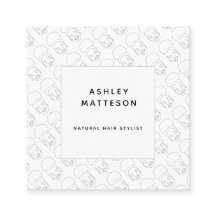 Black Girl Afro Natural Hair Stylist White Black