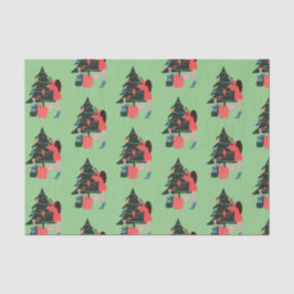 Black Girl Christmas Magic Wrapping Paper Seidenpapier