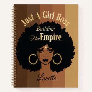 Black Girl-Komposition-Notebook Notizbuch