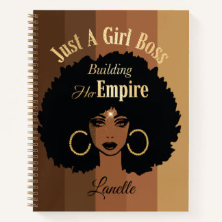 Black Girl-Komposition-Notebook Notizbuch