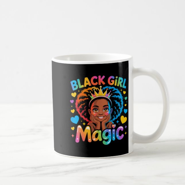 Black Girl Magic African Girl Hbcu  Kaffeetasse (Rechts)