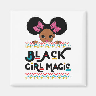 Black Girl Magic Afroamerikanisch Melanin Kinder T Magnet
