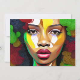 Black Girl Magic Birthday Sista Melanin Frau Einladung