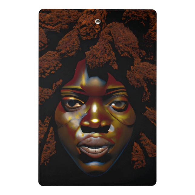Black Girl Magic Birthday Sista Melanin Frau Mini Klemmbrett (Rückseite)