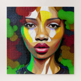 Black Girl Magic Birthday Sista Melanin Frau Puzzle