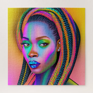 Black Girl Magic Birthday Sista Melanin Frau Puzzle