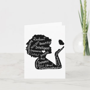 Black Girl Magic-black History Montag Apparel Karte