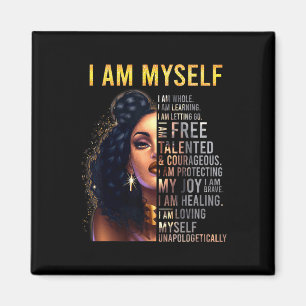 Black Girl Magic feiert Schwarze Geschichte Monat Magnet
