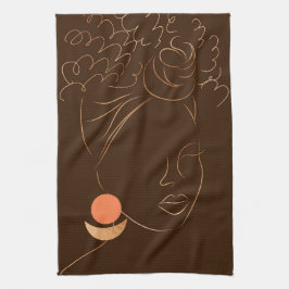 Black Girl Magic Geschirrtuch