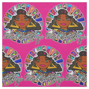 Black Girl Magic Graffiti Schwarze Frau Stoff