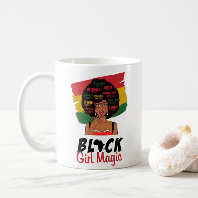 Black Girl Magic Kaffeetasse (Mit Donut)
