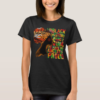 Black Girl Magic Melanin Shirt, ich bin Black Hist T-Shirt