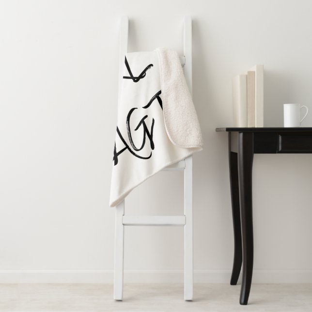 Black Girl Magic Sherpadecke (Beispiel)