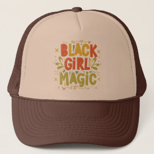 Black Girl Magic: Stärke, Schönheit und Exzellenz Truckerkappe