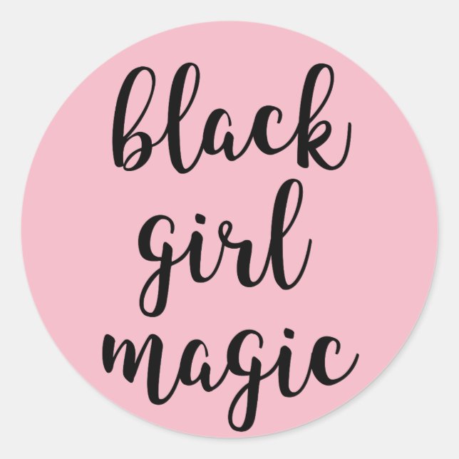 Black Girl Magic Sticker (Vorderseite)