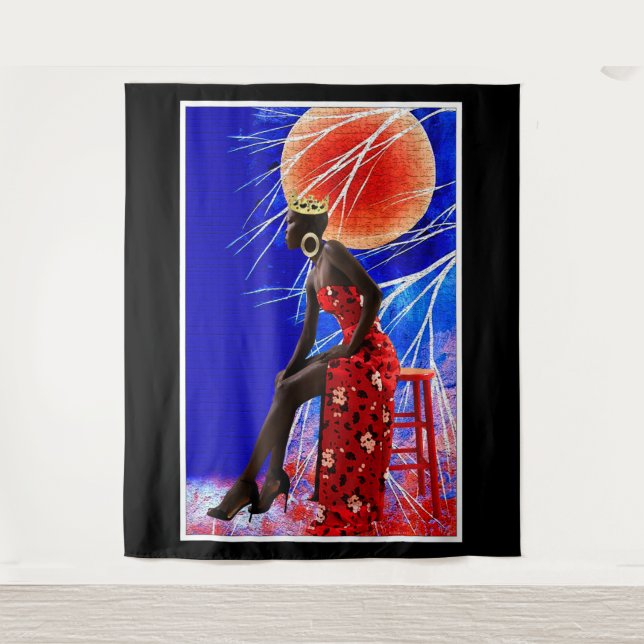 Black Girl Magic Wandteppich (Vorderseite)