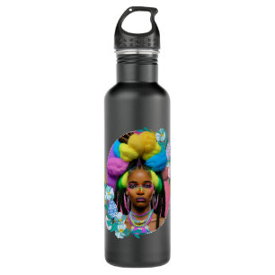 Black Girl Ostermagic Brown Skin Girls Frühjahr EZ Edelstahlflasche