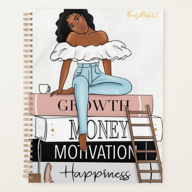 Black Girl Planner Planer (Vorderseite)