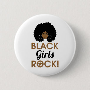 Black Girl Rock-Geschenk Schwarzer Geschichtsmonat Button