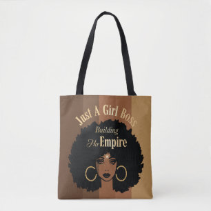 Black Girl Tote Bag
