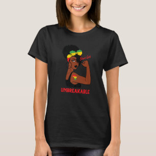 Black Girl Unzerbrechlich Schwarze Geschichte Mona T-Shirt