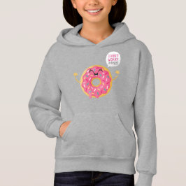 Black Girls Hoodie Süßigkeiten Donut Besorgnis sei