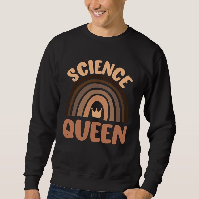 Black Girls In Science Lab Tech Laboratory Science Sweatshirt (Vorderseite)