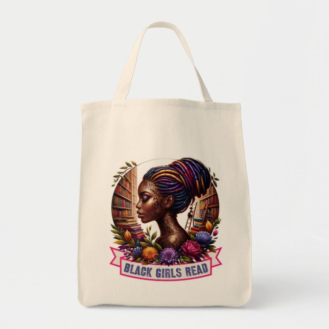 Black Girls lesen | Tasche des individuell anpassb (Vorne)