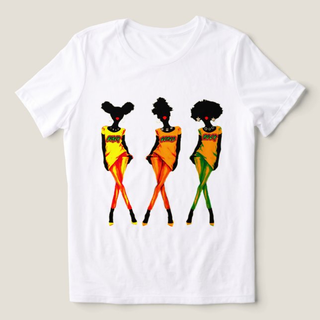 Black Girls Magic Tri-Blend Shirt (Design Vorderseite)