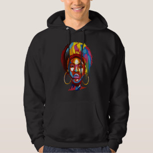 Black Girls Queen Natural Hair Afro Melanin Afrika Hoodie
