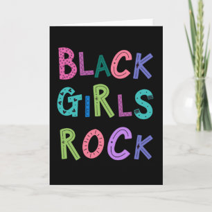 Black Girls Rock Black Queens Princess Kinder Mädc Karte