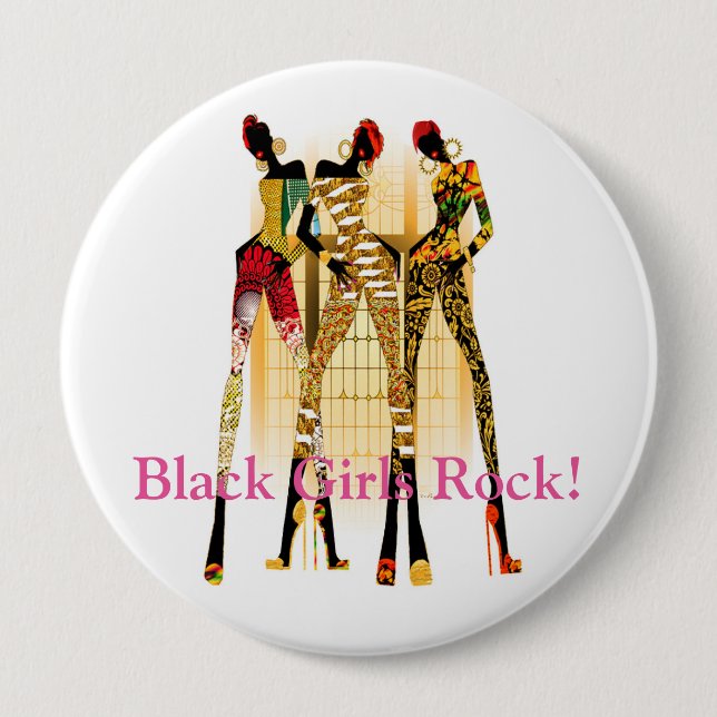 Black Girls Rock! Button (Vorderseite)