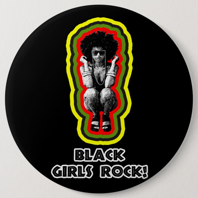 Black Girls Rock! Button (Vorderseite)