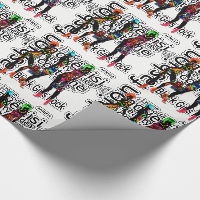 Black Girls Rock Geschenkpapier (Ecke)