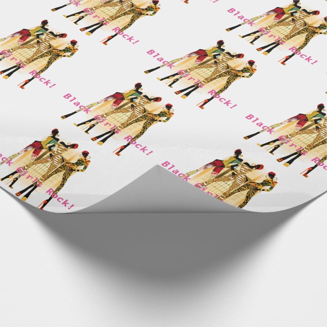 Black Girls Rock! Geschenkpapier (Ecke)