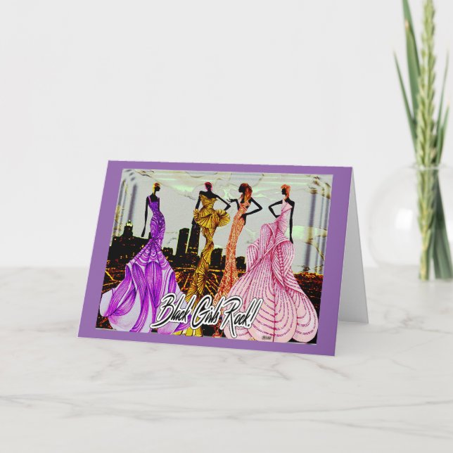 Black Girls Rock! Karte (Vorderseite)