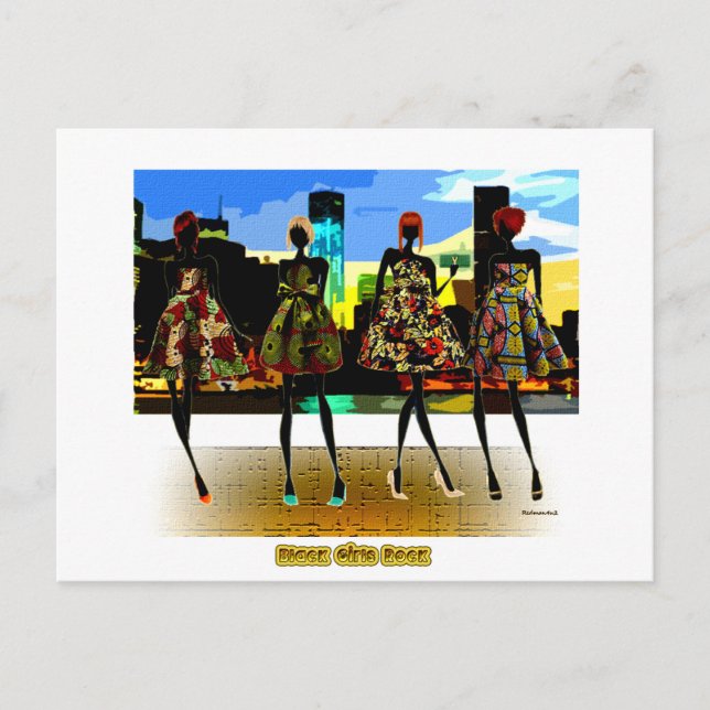 Black Girls Rock! Postkarte (Vorderseite)