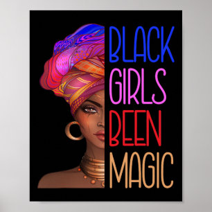 Black Girls waren die magische amerikanische König Poster