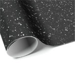 Black Glam Glitzer Stars Funkelnd Minimale Hochzei Geschenkpapier<br><div class="desc">FloorK Glaskollektion</div>