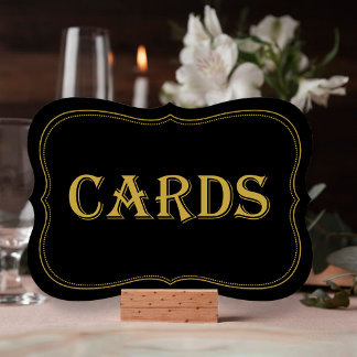 Black & Gold 1920er Gatsby Wedding Cards signieren Einladung