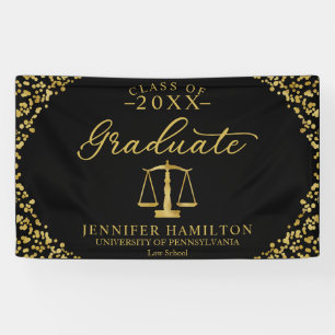 Black Gold Abschluss der Jura School Banner