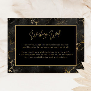 Black Gold Agate wünscht eine gute Einschließungsk Begleitkarte