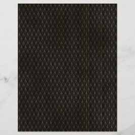 Black & Gold Art Deco Buchblatt