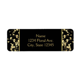 Black & Gold Babys atmen Hochzeitsplattform