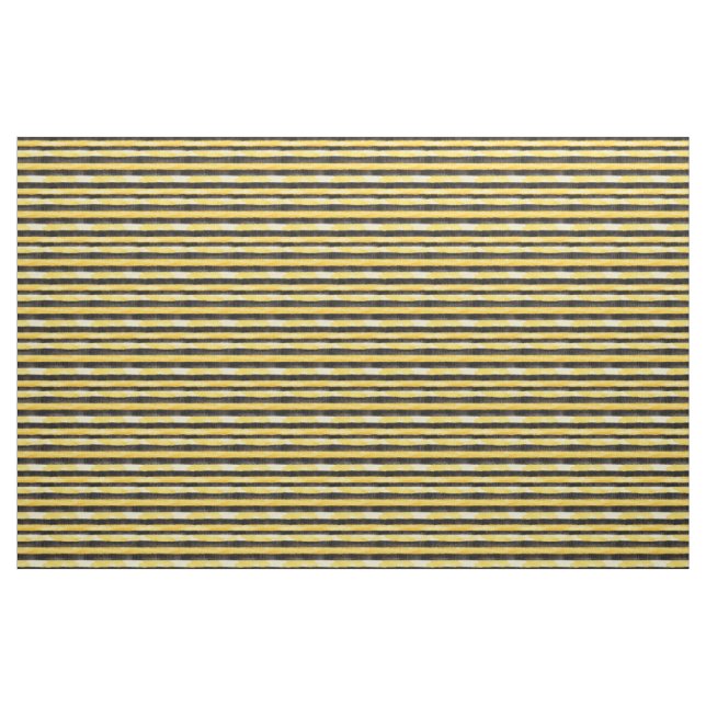 Black Gold Bee Streifen Stoff (Yard (91,4 cm))