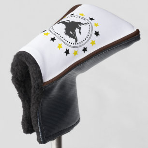 Black Gold Bucking Horse Golf Headcover
